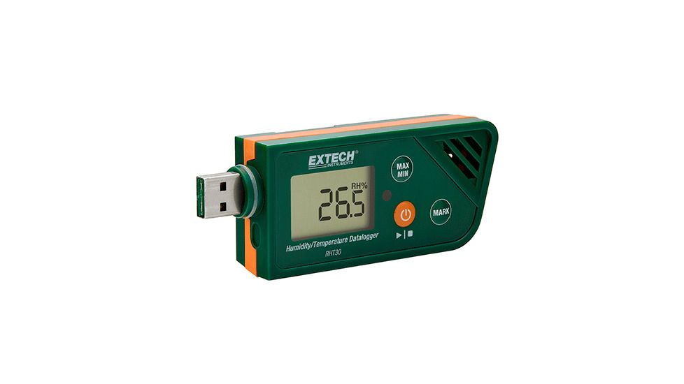 Extech Instruments Humidity &amp; Temperature Datalogger With Usb, RHT30