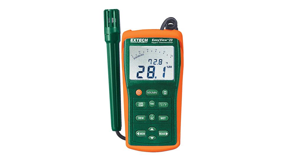 Extech Instruments Hygro-Thermometer Easy View 20 Series, EA20