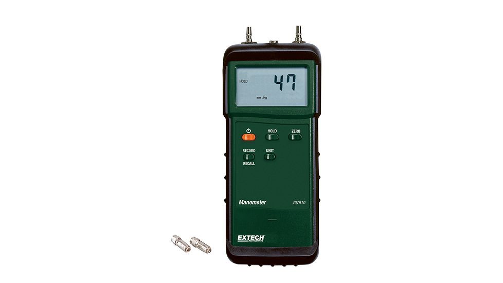 Extech Instruments Manometer With Nist 407910, 407910-NIST