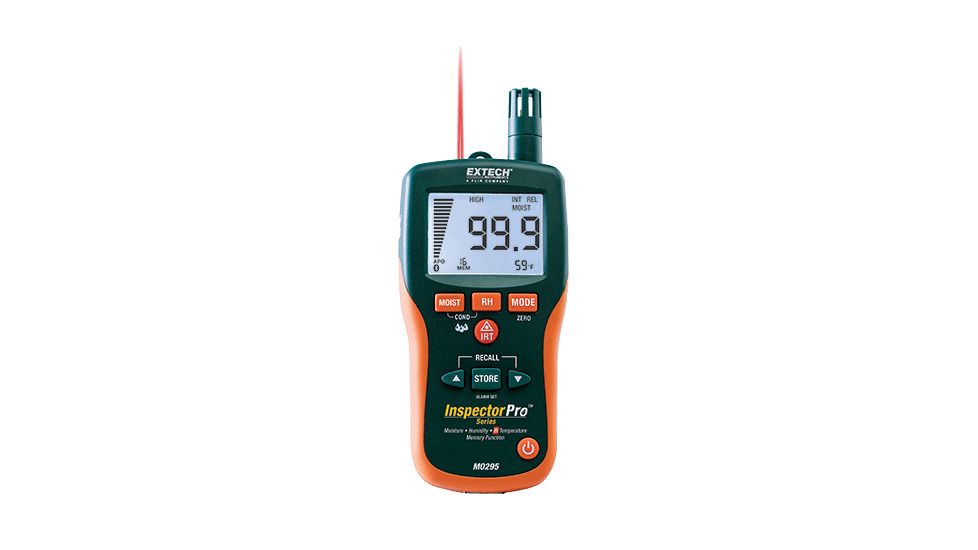 Extech Instruments Moisture Meter With Limited Nist Mo295, MO295-NISTL