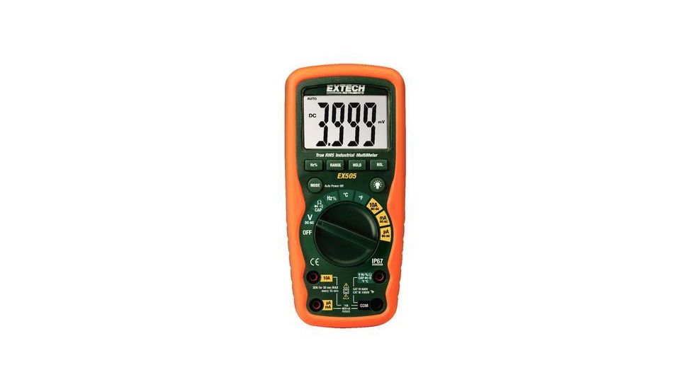 Extech Instruments Multimeter Industrial Grade EX505, Unit EA