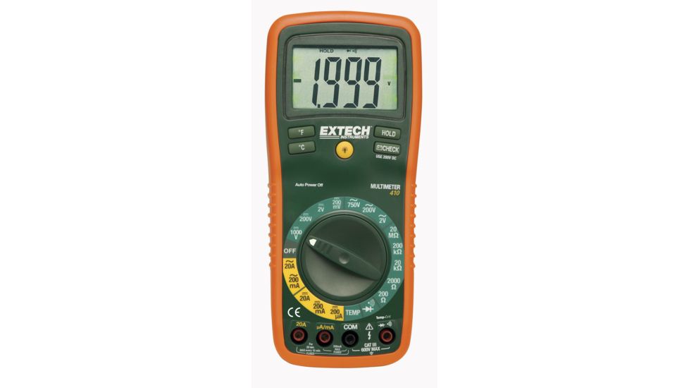 Extech Instruments Multimeter w/NIST, EX410-NIST