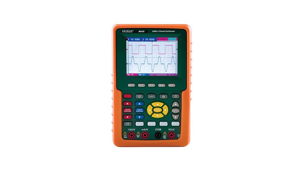 Extech Instruments Oscilloscope, 20 Mhz, MS420