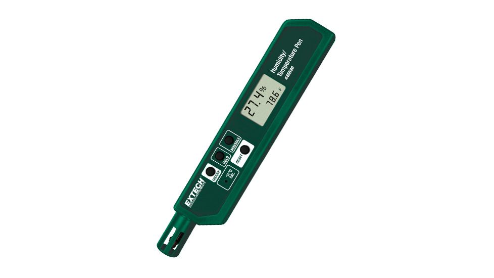 Extech Instruments Pen, Humidity/Temp W/Nist 445580, 445580-NIST