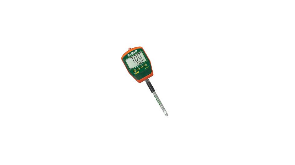 Extech Instruments Ph Meter, Palm Ph W/Stick Electrode, PH220-S