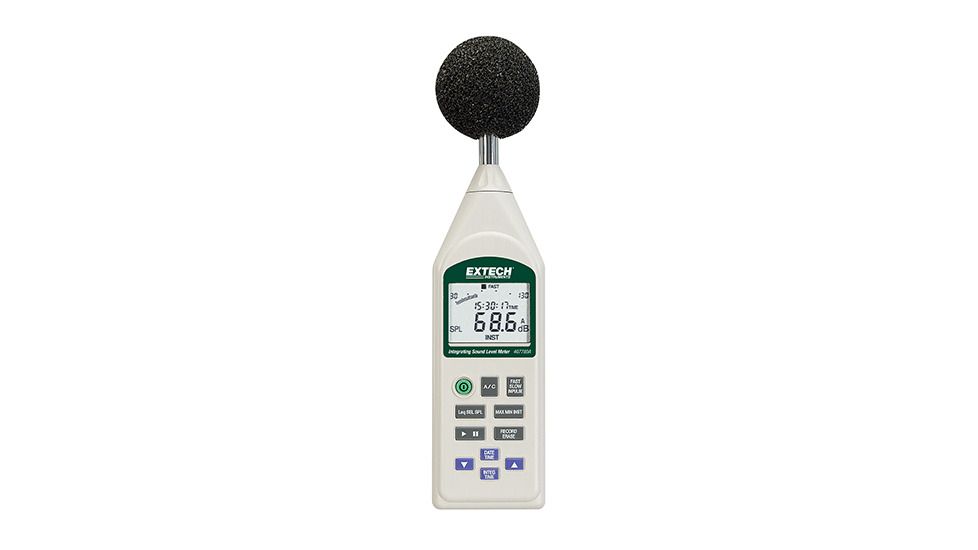 Extech Instruments Sound Level Datalogger, Integrating With Usb Interface, 407780A