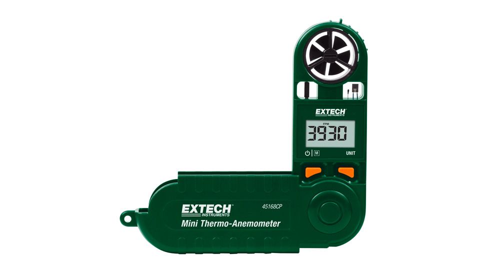 Extech Instruments Thermo-Anemometer Mini With Compass, 45168CP