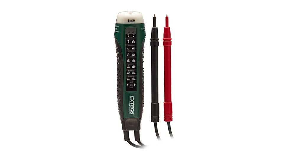 Extech Instruments Voltage/Continuity Tester 7 Ranges W/Ncv, ET60