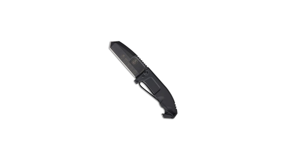 Extrema Ratio Extrema Ratio RAO Avio w/ Survival Kit Black Aluminum 4.625" Black, Black, Bohler N690, adult, BHQ-46491