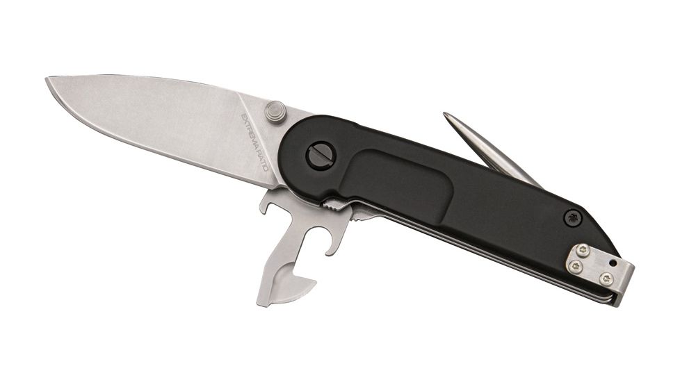 Extrema Ratio Linerlock Folding Knife, 2.75in, Black Aluminum Handle EXM1A1