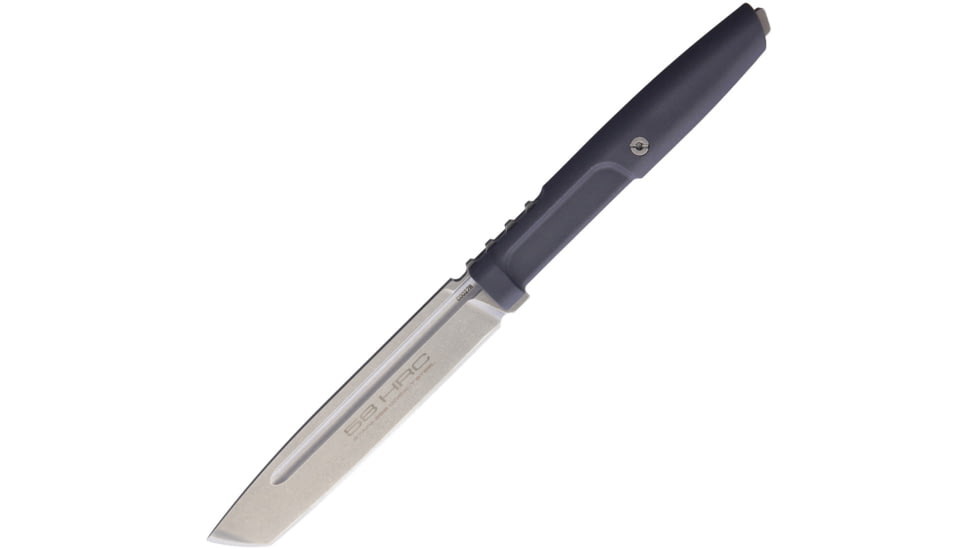 Extrema Ratio Mamba Wolf Gray Knife, 4.5 stonewash finish Bohler N690 stainless tanto , Wolf gray Forprene handle, 0477WG