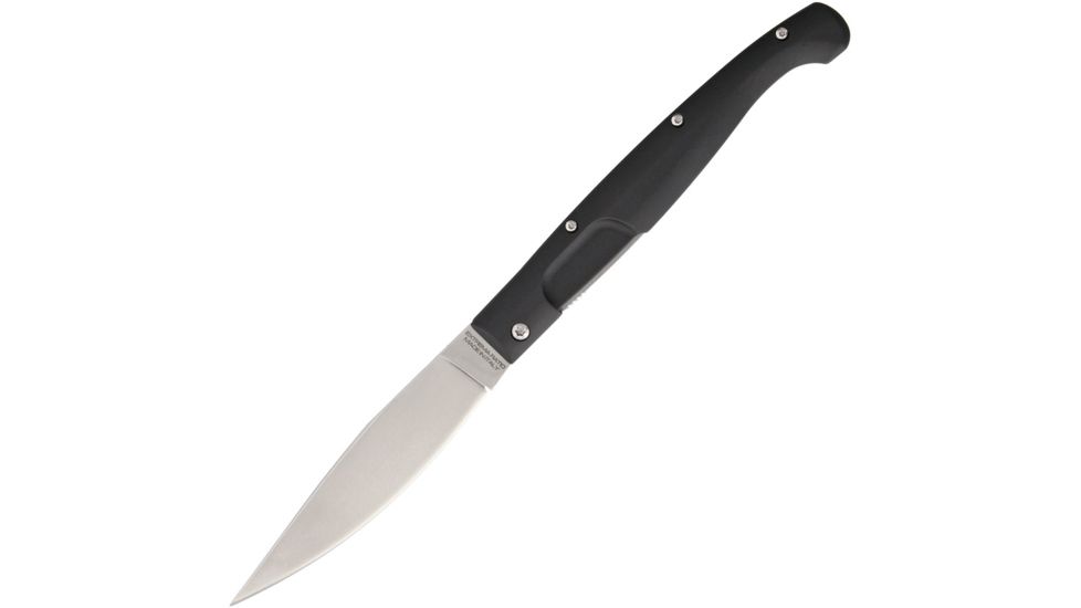 Extrema Ratio Resolza Folder Stone Washed Folding Knife,4.5in,Bohler N-690 Steel,Standard Edge,Stonewash,Black,Aluminum Handle EX0137SW