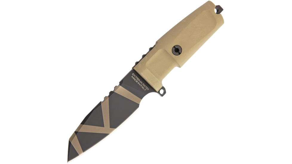 Extrema Ratio Task C Desert Warfare Knife, 3 1/2 desert warfare finish Bohler N690 stainless, Desert tan Forprene handle, 085-DW
