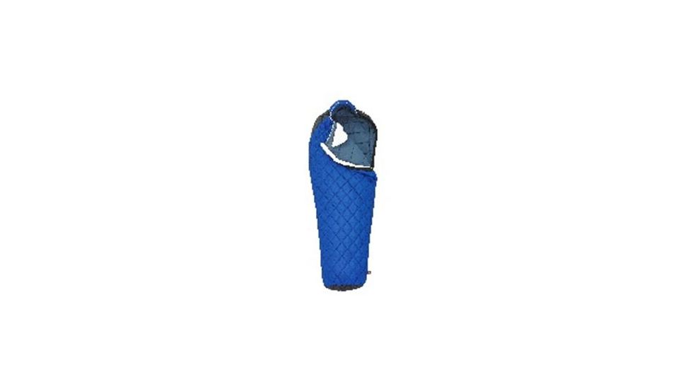 Exxel Outdoors Acadia Mummy Sleeping Bag,15F Rating,80x35x22in,Blue LRH3402CB