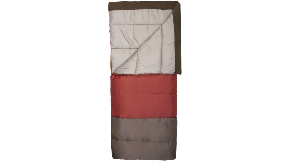 Exxel Outdoors Lodgepole 40-50 Degrees Sleeping Bag, Red, 80x35in, 74941120