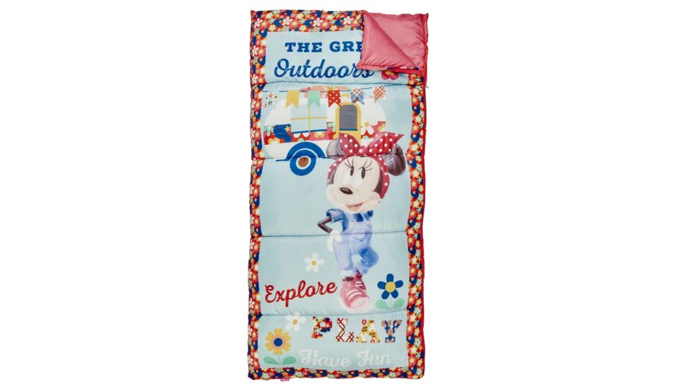 Exxel Outdoors Minnie Sleeping Bag, Multi, 28 in X 56 in, D-2171MIN8A