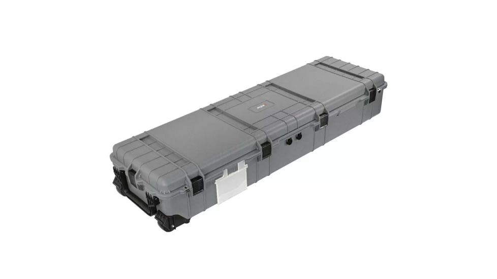Eylar 3XL 57in Waterproof Heavy Transport Stacker Roller Rifle Hard Case w/Foam, Gray, SA00027-GRA