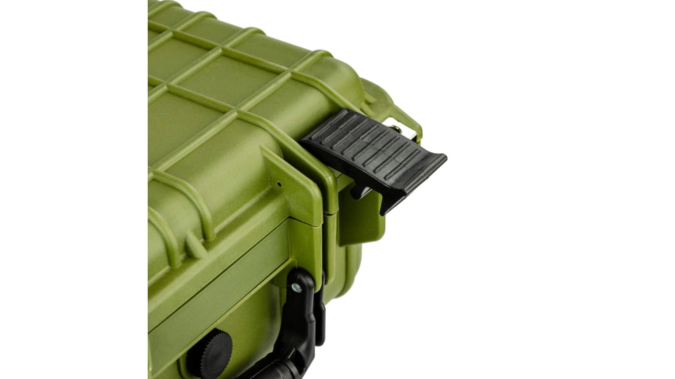 Eylar Compact 13.37in Protective Gear Case Water and Shock Resistant w/ Foam, Green, SA00001-Grn