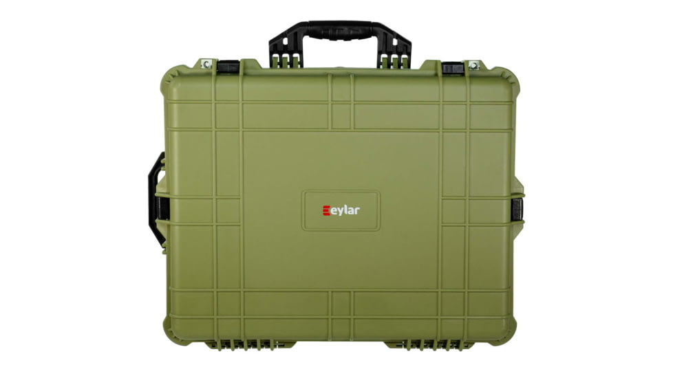 Eylar Extra Large 24in Waterproof Hard Camera and Gear Case w/Foam, Green, SA00041-GRN