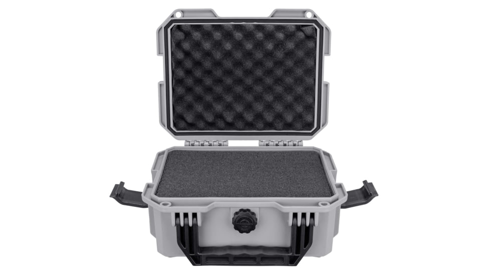 Eylar Intact 11.8in Stacker Series Compact Hard Gear Case w/Foam, Gray, NG00010-GRA
