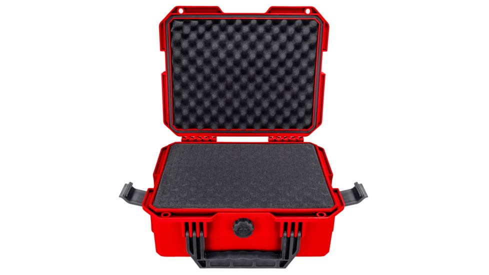 Eylar Intact 13.8in Stacker Series Compact Hard Gear Case w/Foam, Red, NG00011-RED