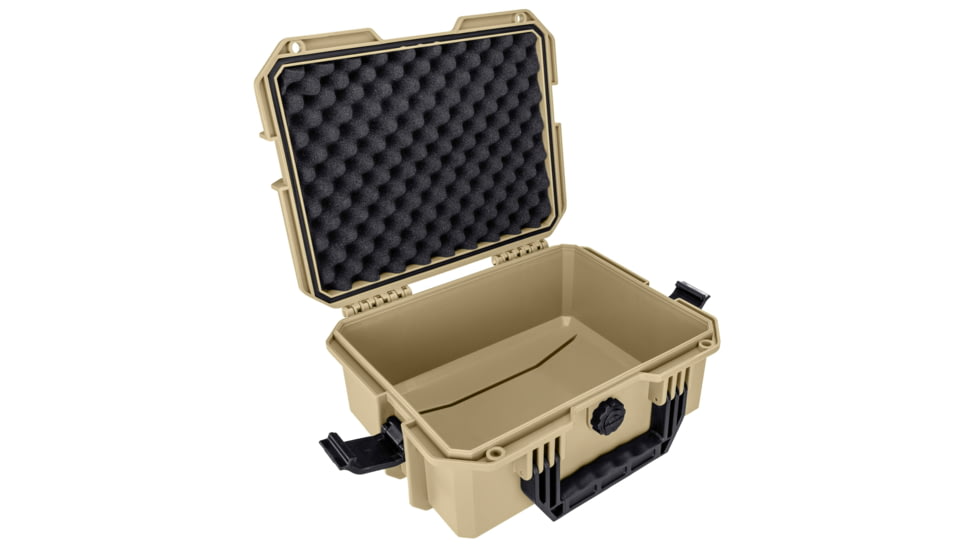 Eylar Intact 13.8in Stacker Series Compact Hard Gear Case w/Foam, Tan, NG00011-TAN