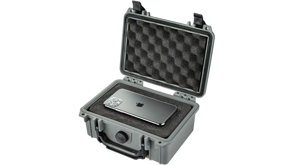 Eylar Protective Gear and Camera Hard Case Water &amp; Shock Proof w/Foam, Gray, SA00011-Gra