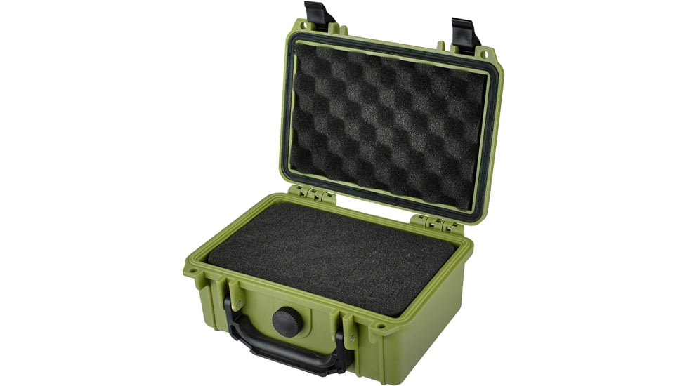 Eylar Protective Gear and Camera Hard Case Water &amp; Shock Proof w/Foam, Green, SA00011-Grn