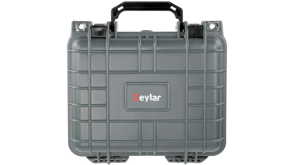 Eylar Small 10.62in Waterproof Protective Gear Case w/Foam, Gray, SA00022-GRA