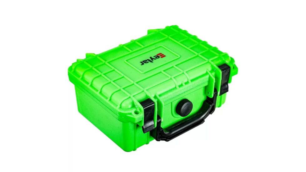 Eylar Small 8.12in Waterproof Gear Hard Case w/Foam, Neon Green, SA00011-NGRN