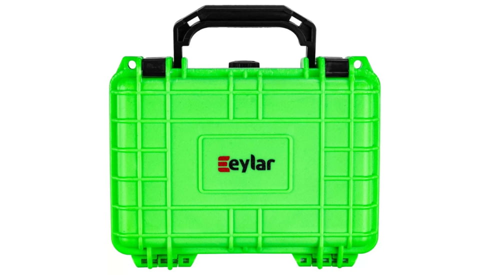 Eylar Small 8.12in Waterproof Gear Hard Case w/Foam, Neon Green, SA00011-NGRN