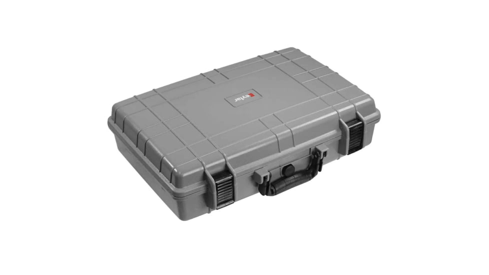 Eylar Standard 20in Waterproof Laptop Style Gear Hard Case w/Foam, Gray, SA00025-GRAY