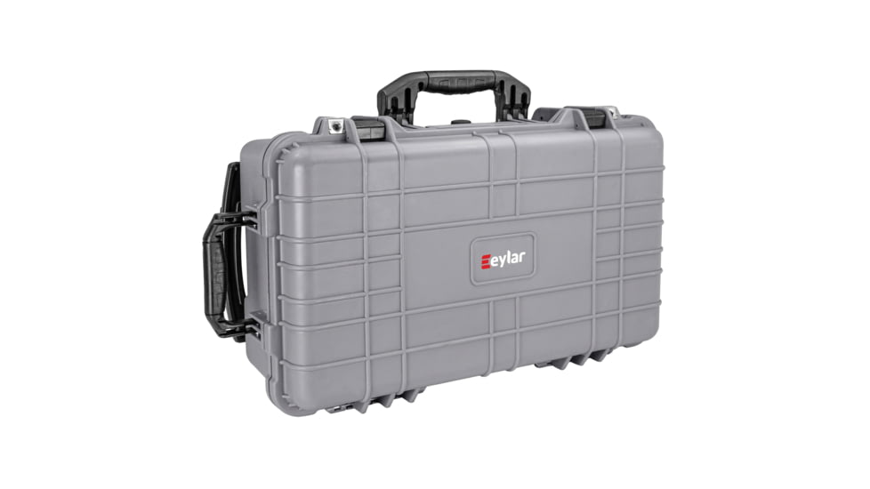 Eylar Standard 22in Waterproof Carry-On Travel Roller Gear Hard Case w/Foam, Gray, SA00034-GRA