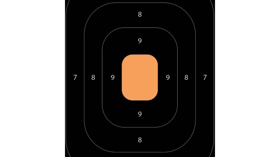 EZ-Aim 15548 Splash Reactive Trainer Kit Self-Adhesive Paper Handgun Yellow Oval