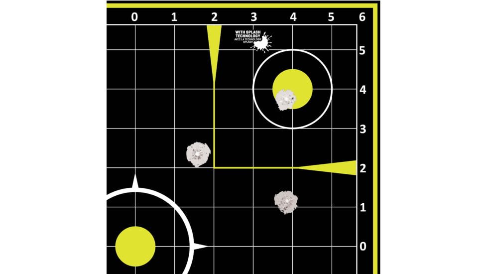 EZ-Aim Allen Non-Adhesive Splash Sight In Grid Target, Green, 12X12, 15211
