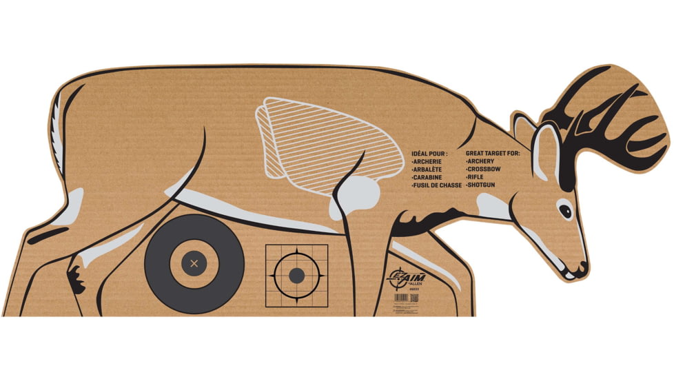 EZ-Aim Cardboard Deer Shooting Target, Folded, 6033