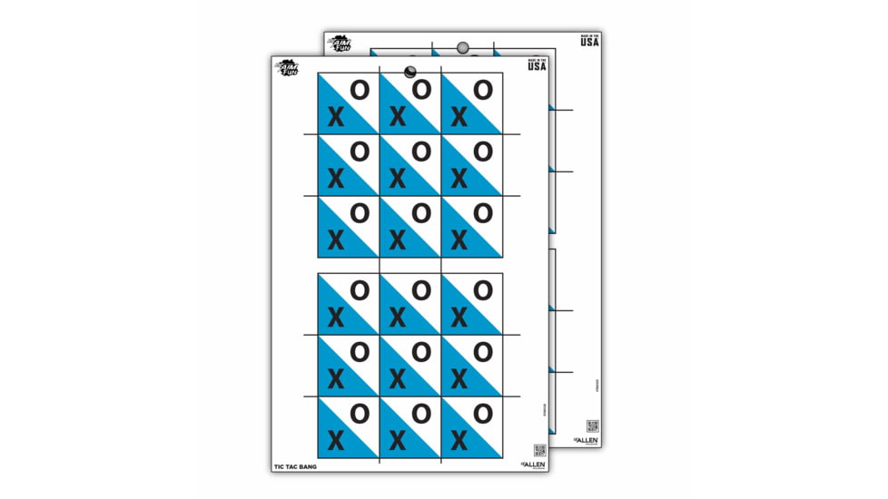 EZ-Aim Fun Get the Game On Paper Shooting Targets, 12inW x 18inH, 8-Pack, Multi, 15642