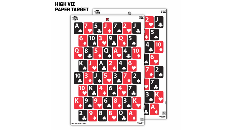 EZ-Aim Fun Get the Game On Paper Shooting Targets, 12inW x 18inH, 8-Pack, Multi, 15642