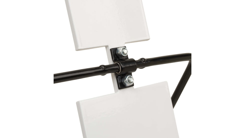 EZ-Aim Hardrock AR500 Square Spinner Targets &amp; Stand, Rimfire Rounds &amp; Centerfire Pistols, White/Red/Black, 9.5W x 22.75H, 15365