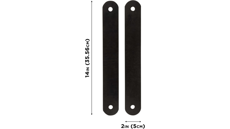 EZ-Aim Rubber Strap Gong Target Hanging Kit, Black, 8 in, 15247