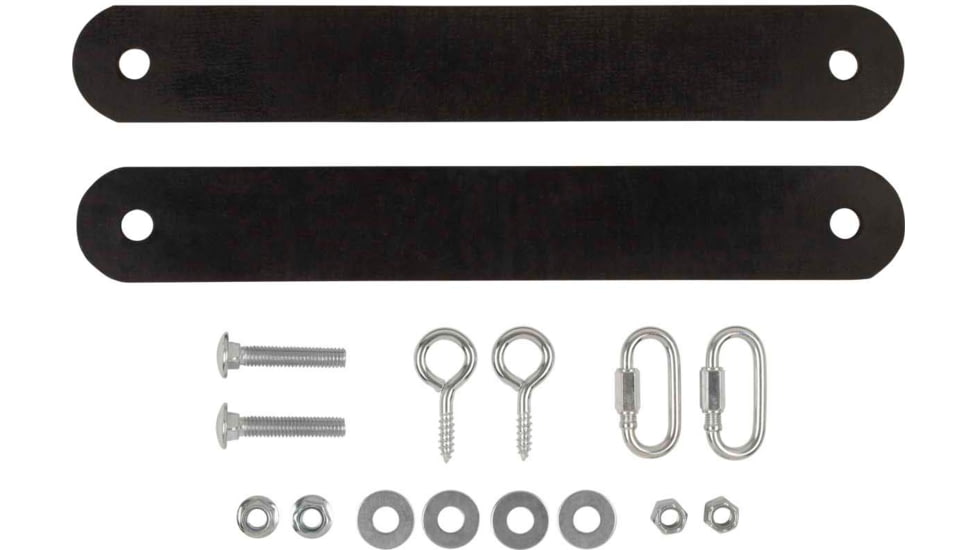 EZ-Aim Rubber Strap Gong Target Hanging Kit, Black, 8 in, 15247