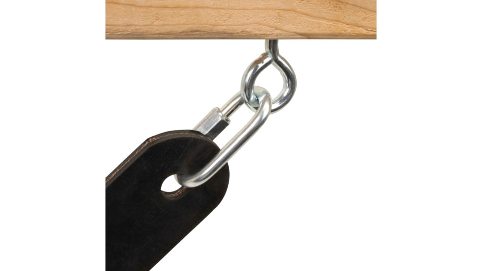 EZ-Aim Rubber Strap Gong Target Hanging Kit, Black, 8 in, 15247