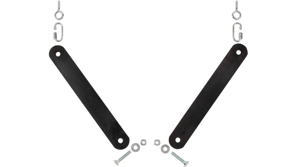 EZ-Aim Rubber Strap Gong Target Hanging Kit, Black, 8 in, 15247