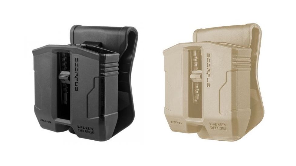 FAB Defense Glock 9 mm/.40 Swivel Magazine Pouch, Black, Flat Dark Earth