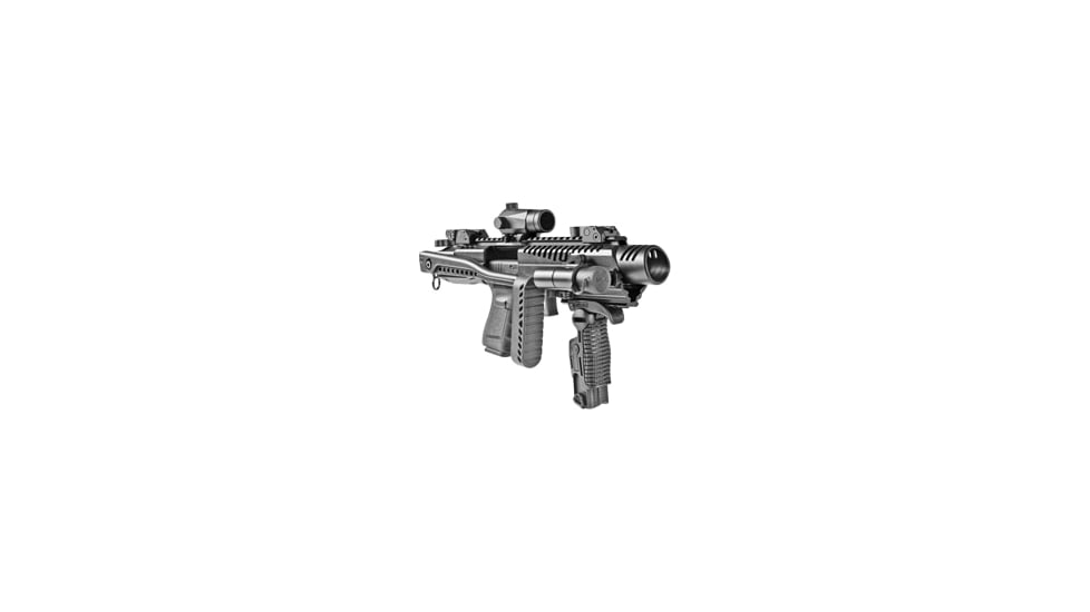 FAB Defense KPOS 2nd Gen for CZ Duty Handguns W/GLR16 Stock, Black, KPOSG2CZ-M4