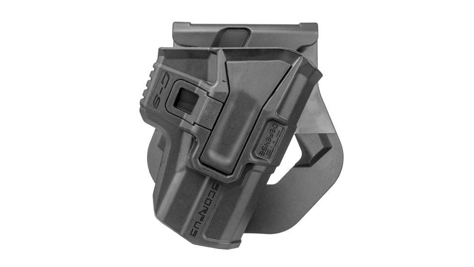 FAB Defense Model M24 Holster for S&amp;W M&amp;P 9/.40 Full Frame and Pro ModelsW/Level 2 Retention, Paddle, Right Hand, Black, SC-24PMPRB