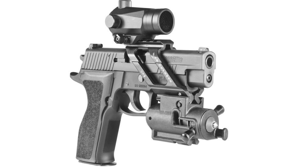 FAB Defense Picatinny-Mounted Glass Breaker for Handguns, Black, FX-WB2