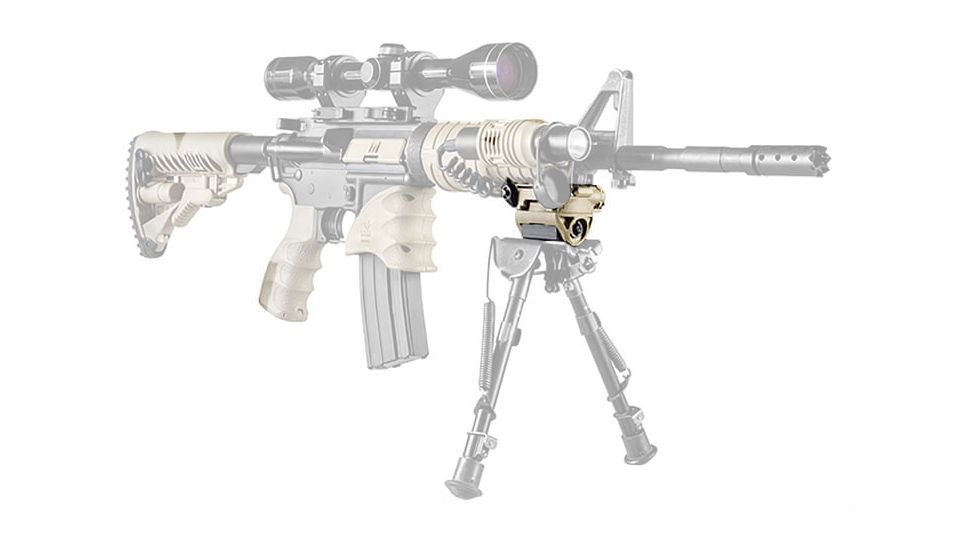 FAB Defense Pivoting T-PODG2 Style Base for Harris Bipods, Flat Dark Earth, FX-HPODT