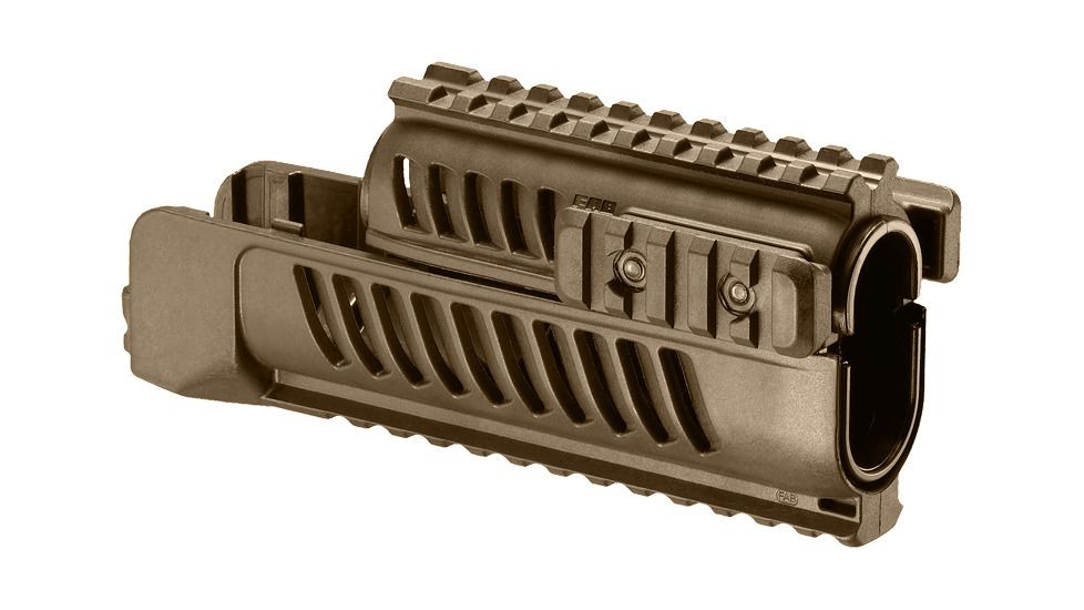 FAB Defense Vz58 Set Of Lower And Upper Handguards, OD SA-58 (T)