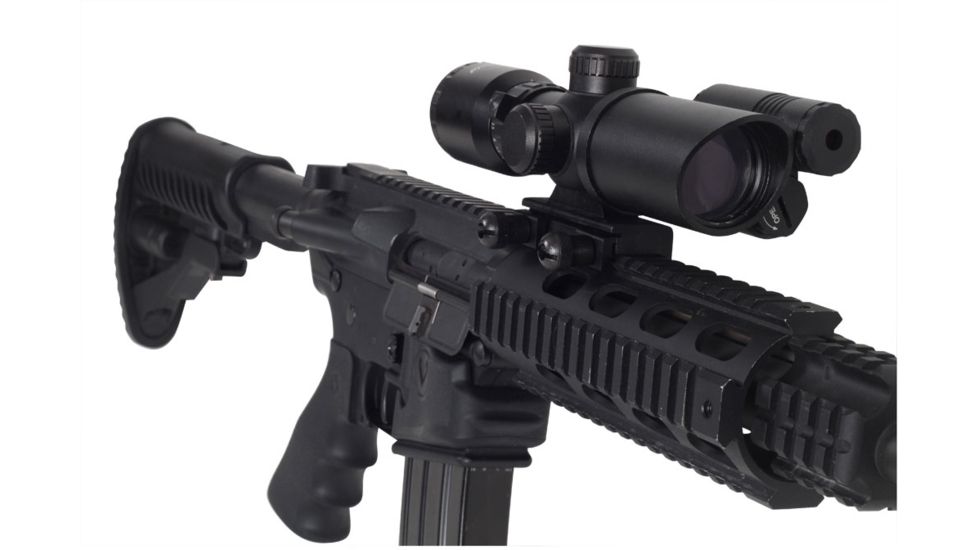 Factory DEMO Firefield 1.5-5 Rifle Scope with Attached Green Laser